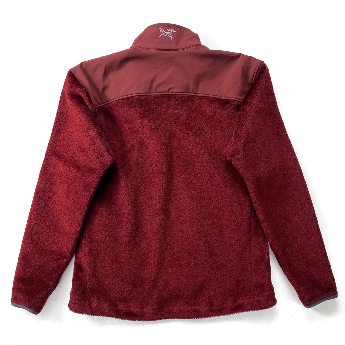 2000s Arc’teryx Mens High-Pile Delta Fleece Jacket, Garnet (M)