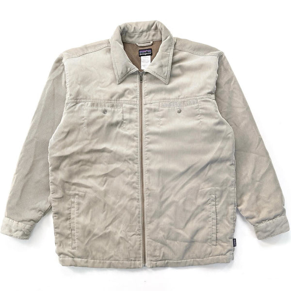 2007 Patagonia Fleece-Lined Corduroy Ranch Jacket, Beige (L)