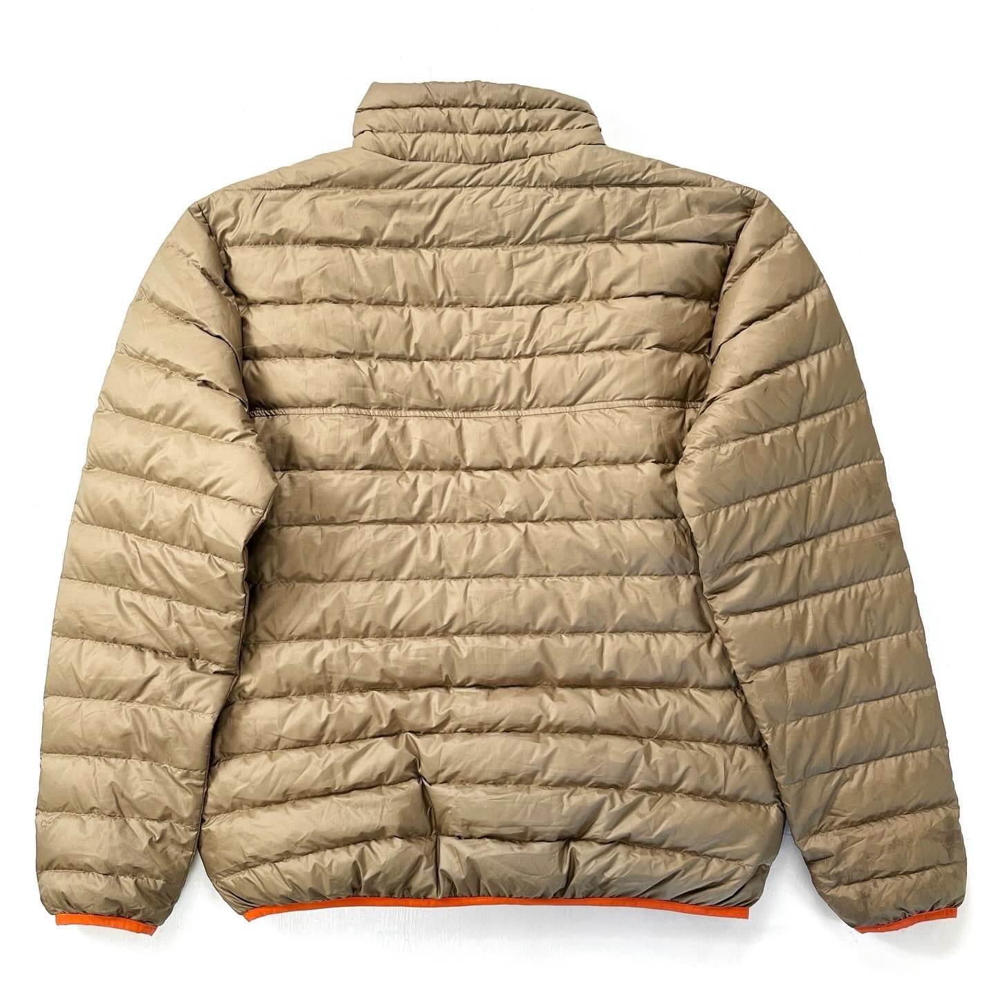 2016 Patagonia Recycled Polyester Down Snap-T Pullover, Ash Tan (S)
