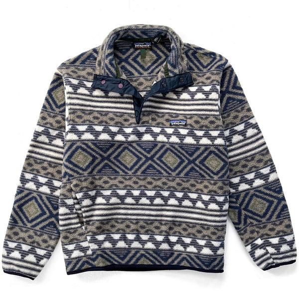 1996 Patagonia Printed Synchilla Snap-T, Saltillo: Driftwood (XS/S)