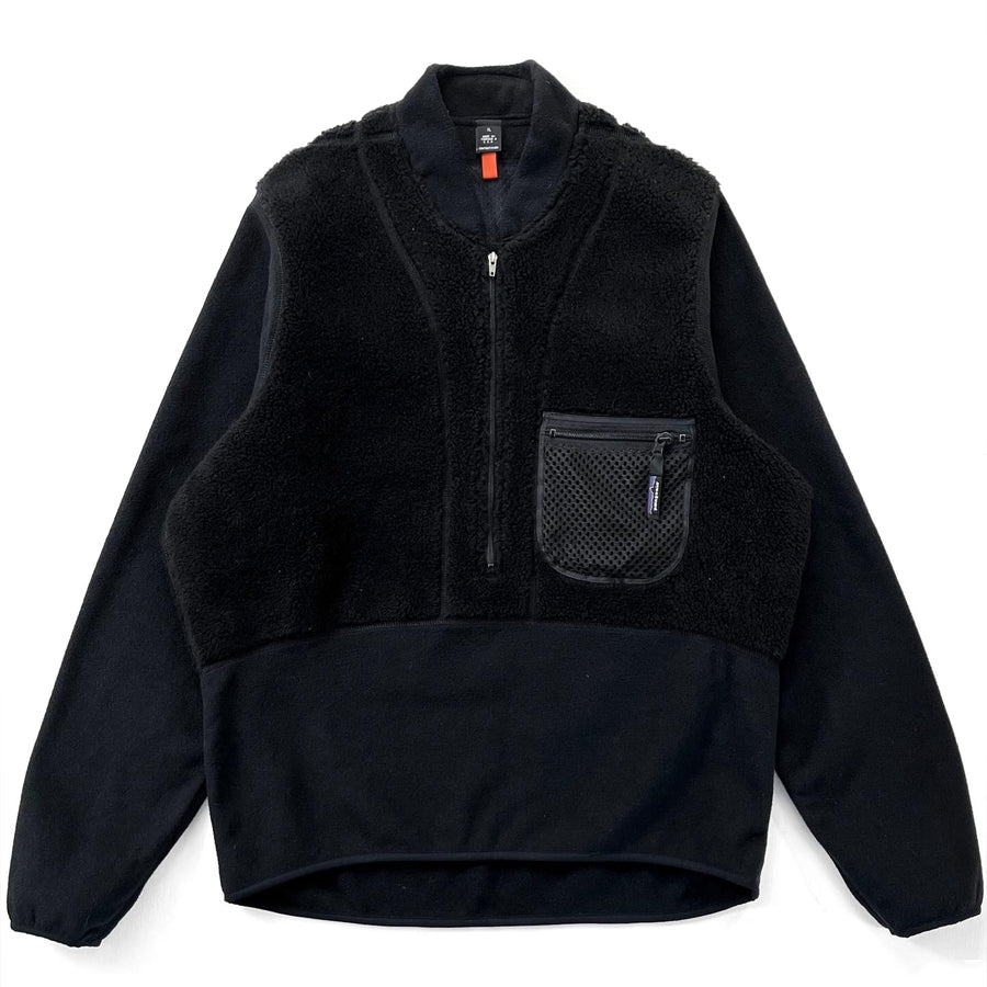 1999 Patagonia Aquafur Fleece Paddling Pullover, Black (XL)