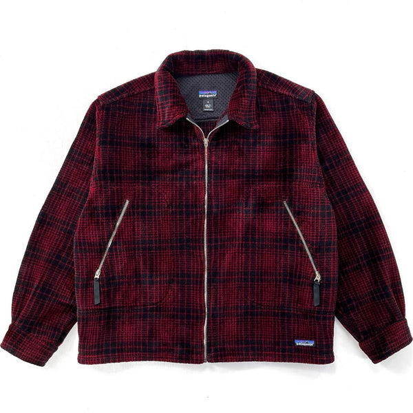 1997 Patagonia Ultra-Plush Fleece Overshirt, Adirondack: Carmine (L)