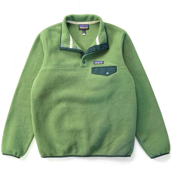2017 Patagonia Womens Synchilla Snap-T Fleece Pullover, Green (M)