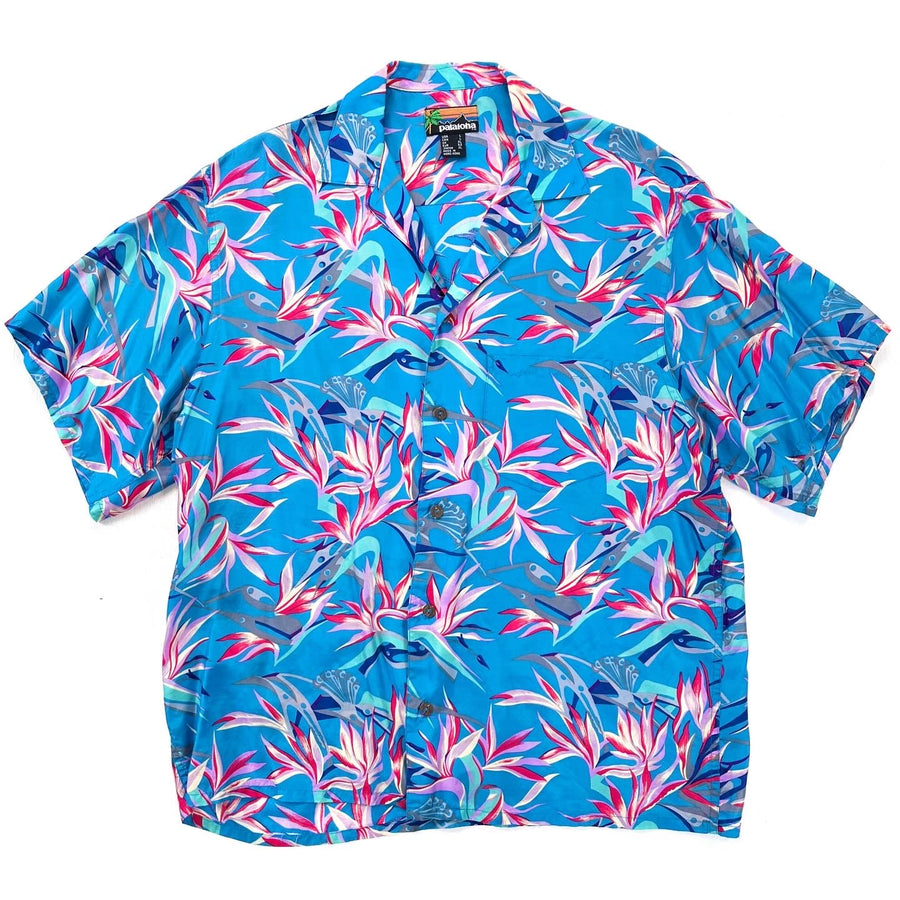 1985 Patagonia “First Edition”Pataloha Shirt, Birds of Paradise (L)