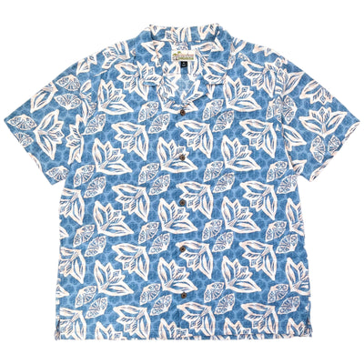 2020 Patagonia Limited Edition Pataloha Shirt, Hawaiian Cotton: Berlin Blue (XL)