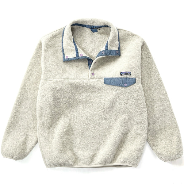 2001 Patagonia Made In The U.S.A. Synchilla Snap-T, Oatmeal Heather (S/M)