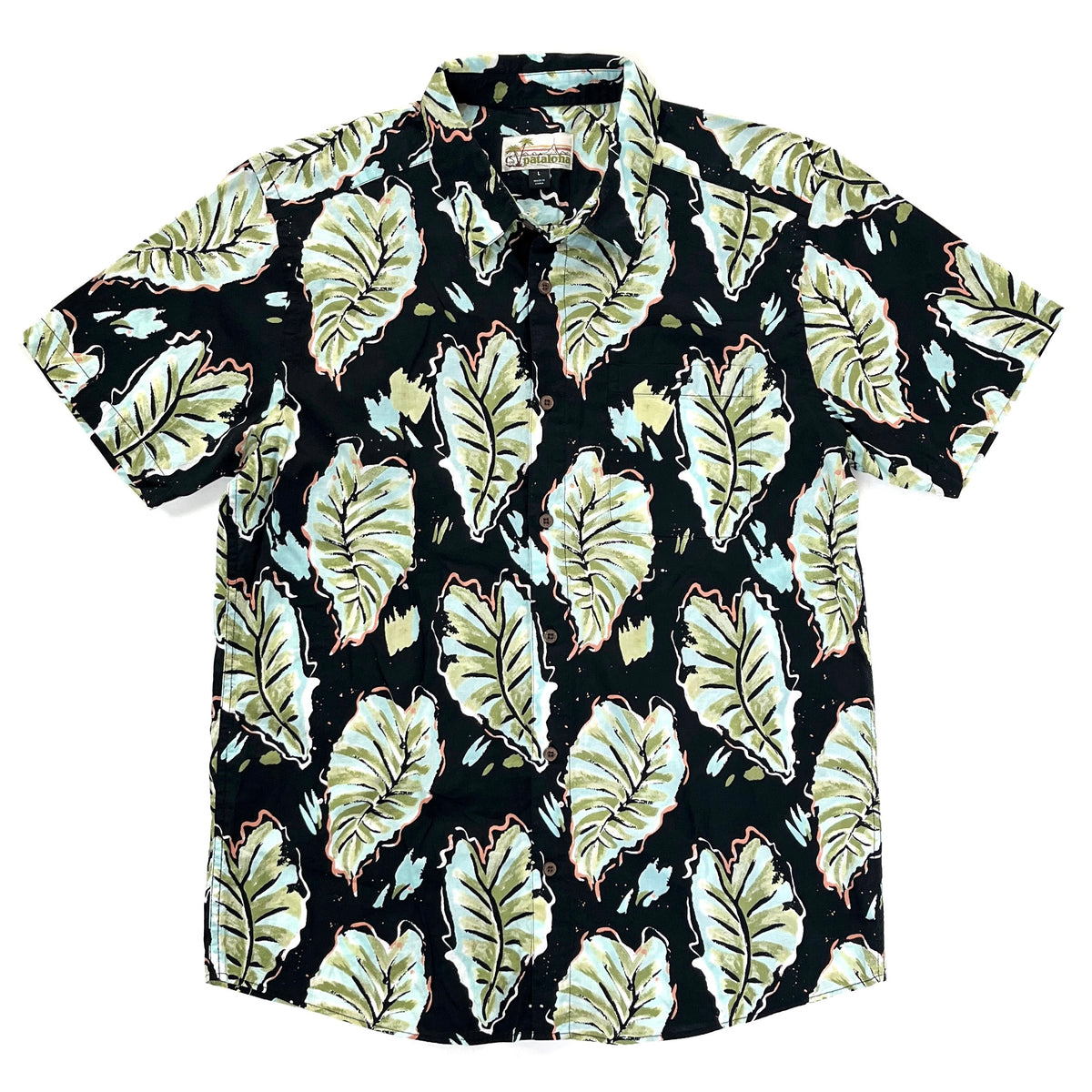 2019 Patagonia Limited Edition Pataloha Shirt, Kalo: Ink Black (L)