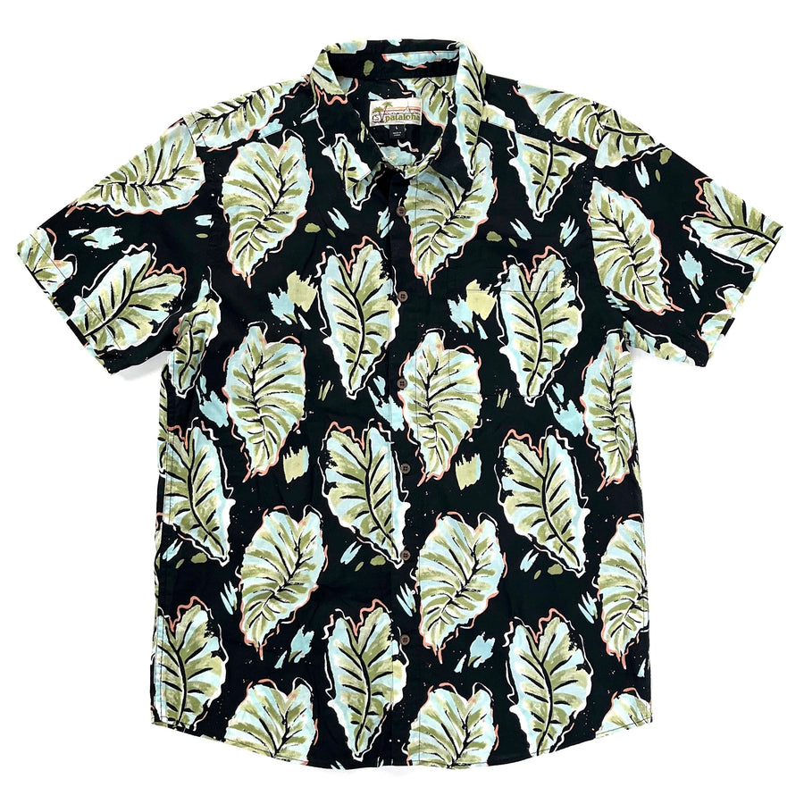 2019 Patagonia Limited Edition Pataloha Shirt, Kalo: Ink Black (L)