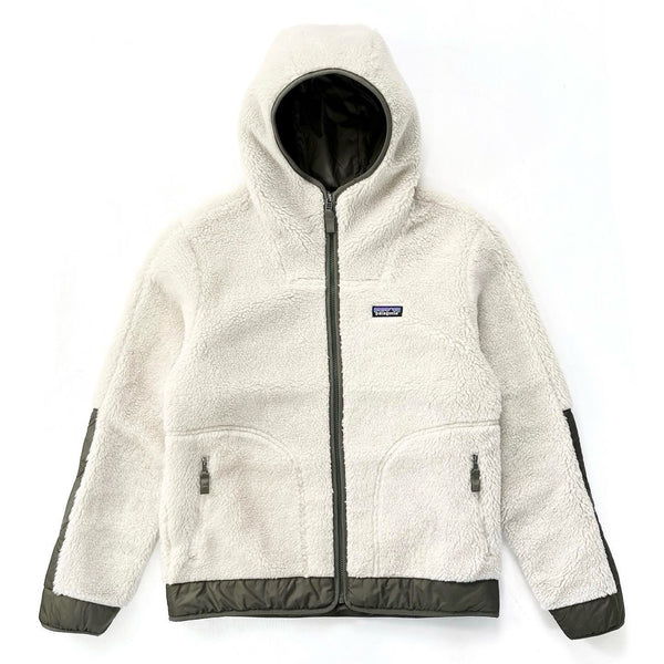 2021 Patagonia Recycled “Deep Pile” Sherpa Hoody, Natural (M)