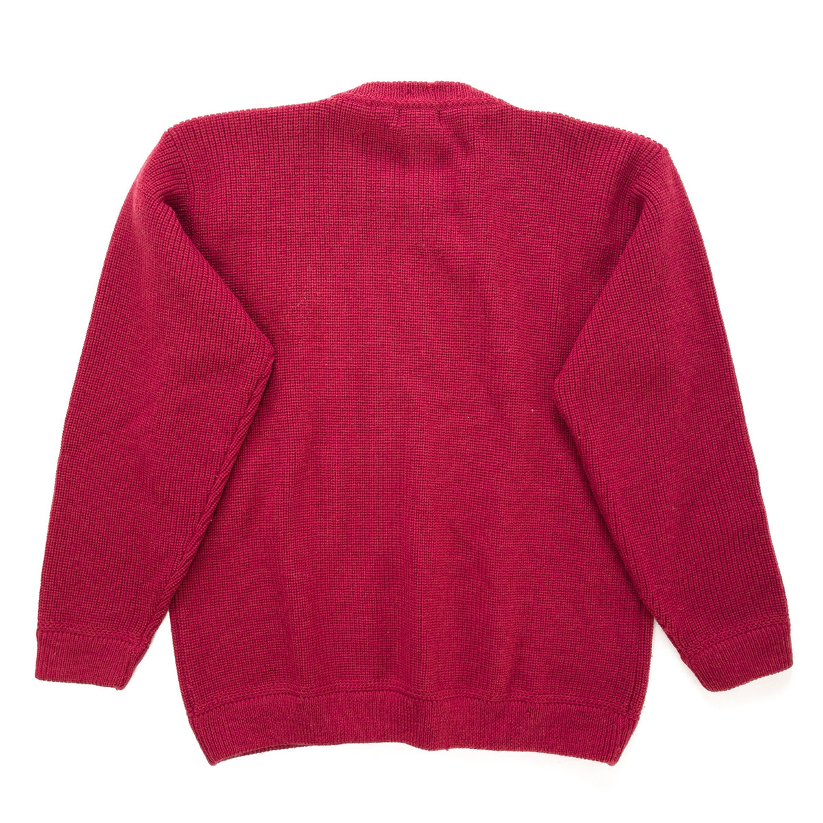 1995 Patagonia Chamonix Heavy Wool Guide Sweater, Burnt Chili (L)