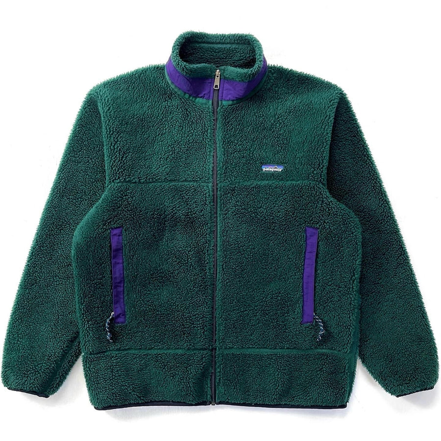 1997 Patagonia P.E.F. Classic Retro-X Jacket, Hunter & Regal Purple (L)