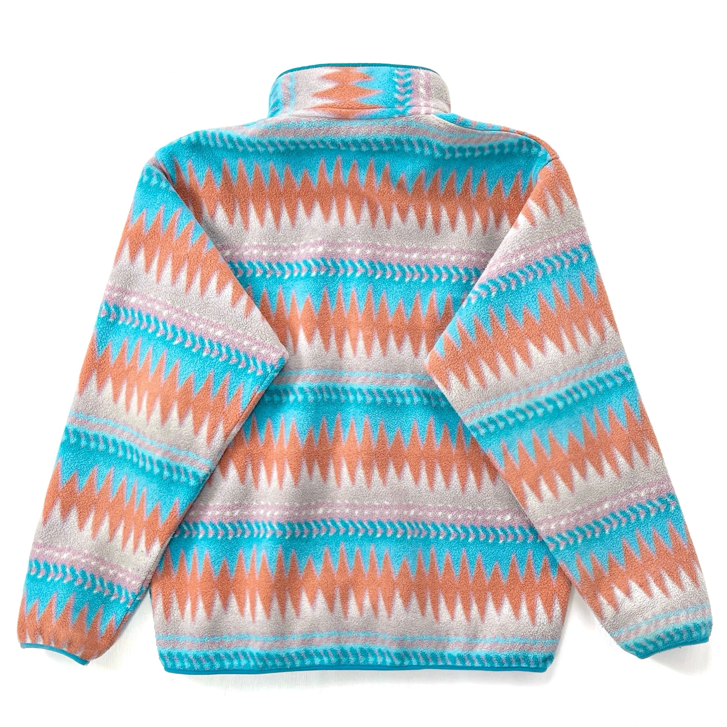 2017 Patagonia Printed Synchilla Snap-T, Laughing Waters: Filter Blue (M/L)