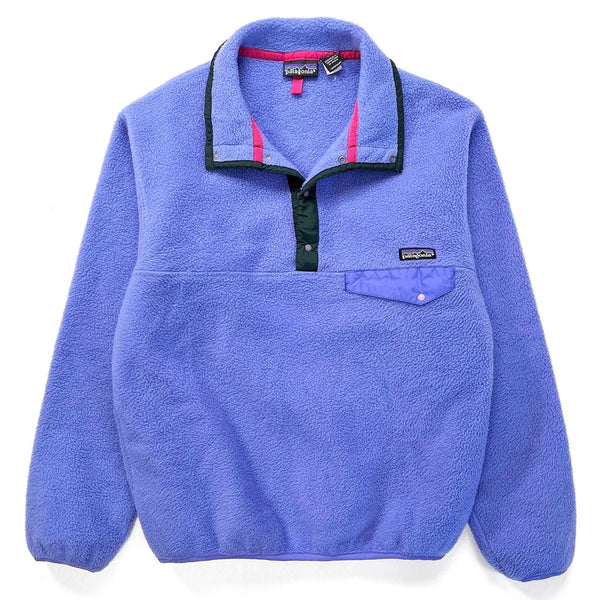1993 Patagonia Synchilla Snap-T Pullover, Fog Blue & Hunter (M)