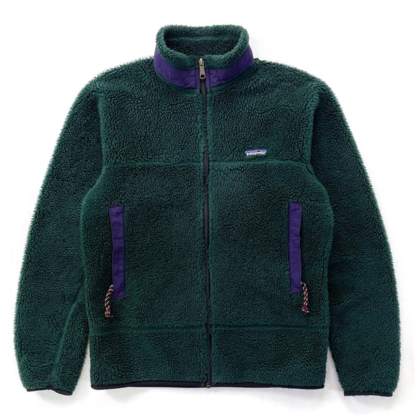 1996 Patagonia Classic Retro-X Jacket, Hunter & Regal Purple (S)