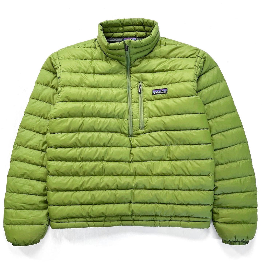 2004 Patagonia Mens Half-Zip Down Sweater Pullover, Sprout (S)