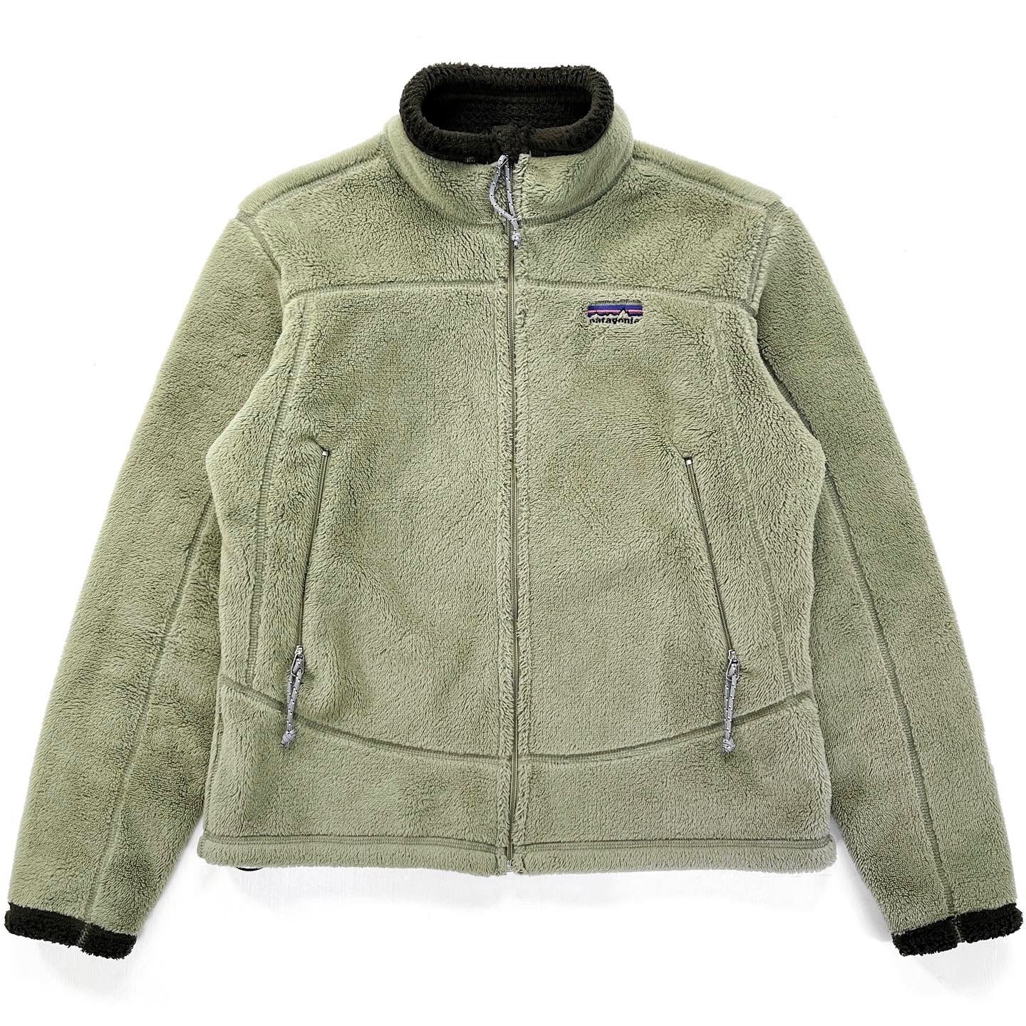 2002 Patagonia Womens R4 Fleece Jacket, Weathered Green (M)