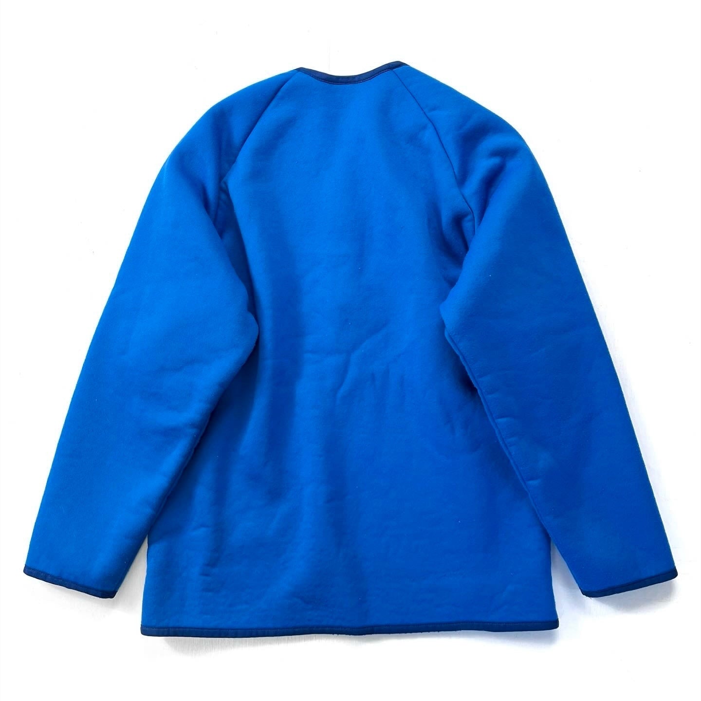 1982 Patagonia Lightweight Flex Pile Half-Zip Pullover, Blue (S)