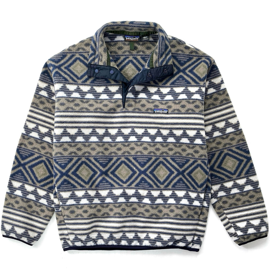 1996 Patagonia Printed Synchilla Snap-T, Saltillo: Driftwood (M)