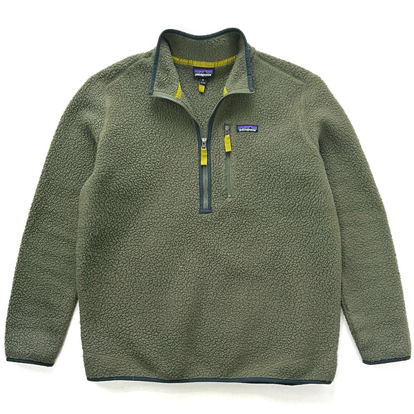 2017 Patagonia Retro Pile Half-Zip Fleece Pullover, Industrial Green (XL)