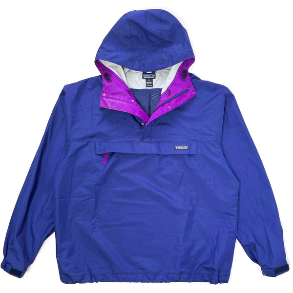 1995 Patagonia Ripstop Nylon Pneumatic Pullover, Bright Navy / Regal Purple (M/L)