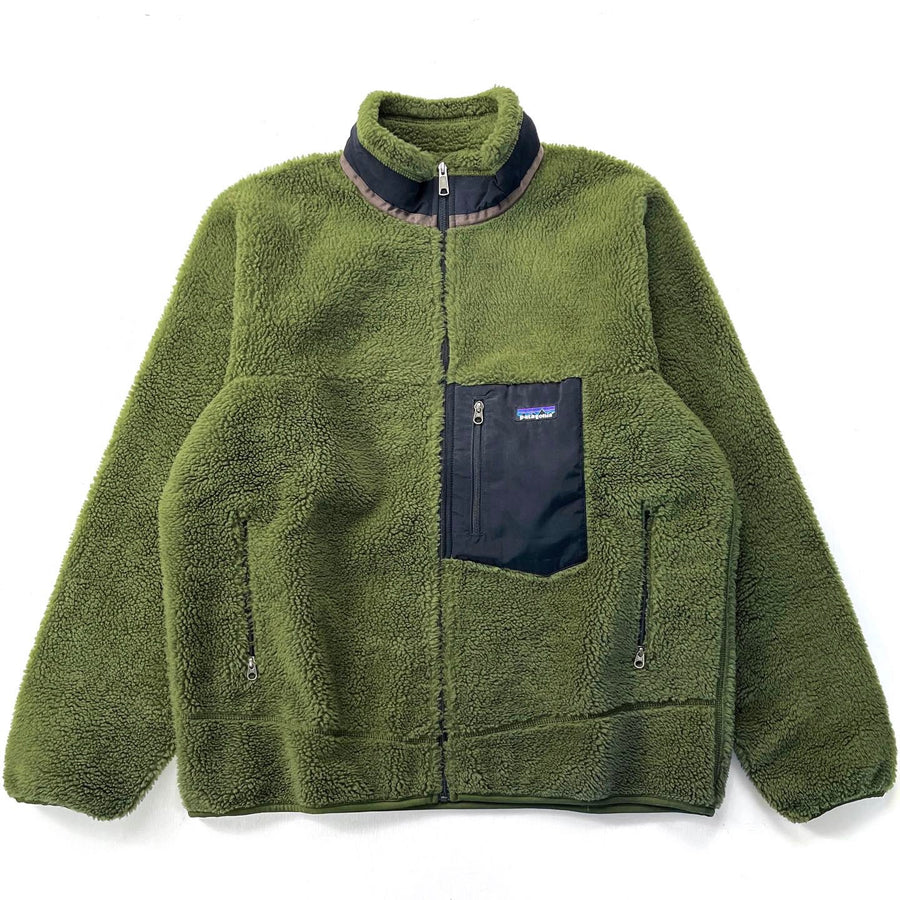 2010 Patagonia Classic Retro-X Fleece Jacket, Fresh Clover (XL)