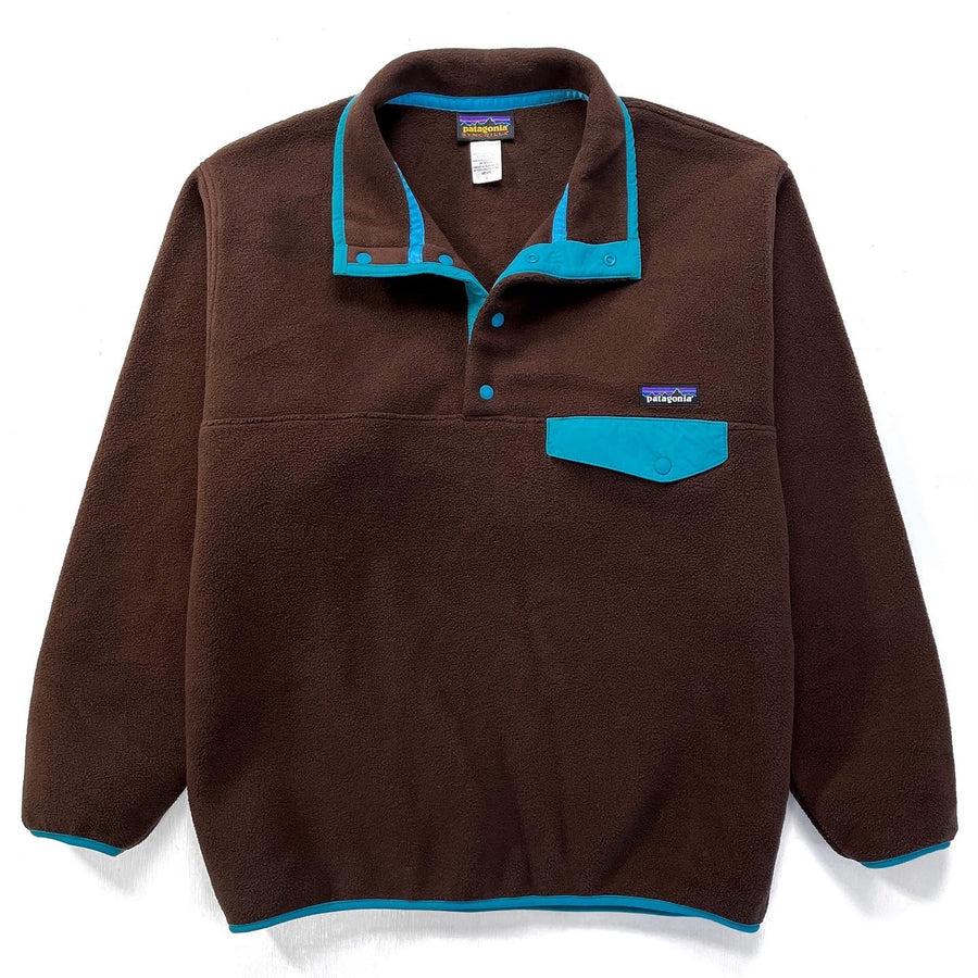 2014 Patagonia Synchilla Snap-T Fleece Pullover, Dark Brown (M)