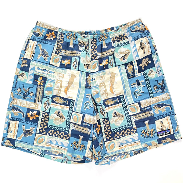 2021 Patagonia Mens 7” Printed Baggies Shorts, Galapagos Archipelagos (M)