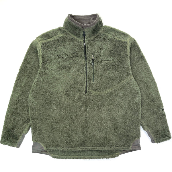 2003 Patagonia Made In The U.S.A. R2 Body Rug Pullover, Weathered Green (XL)