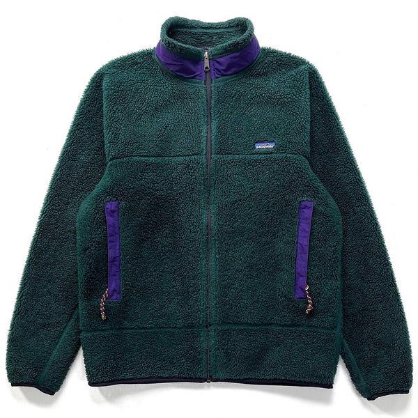 1996 Patagonia P.E.F. Classic Retro-X Jacket, Hunter & Regal Purple (L)