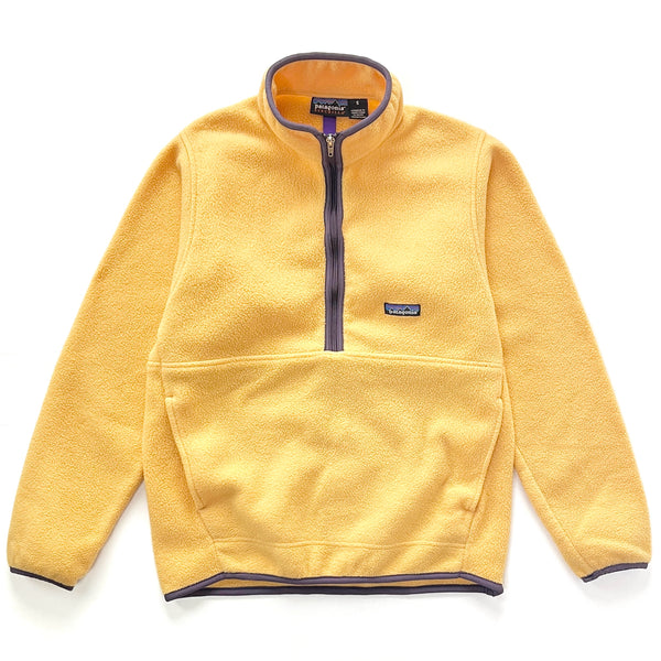 1999 Patagonia Synchilla Marsupial Pullover, Butternut & Blackberry (S)