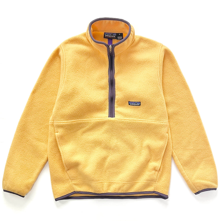 1999 Patagonia Synchilla Marsupial Pullover, Butternut & Blackberry (S)