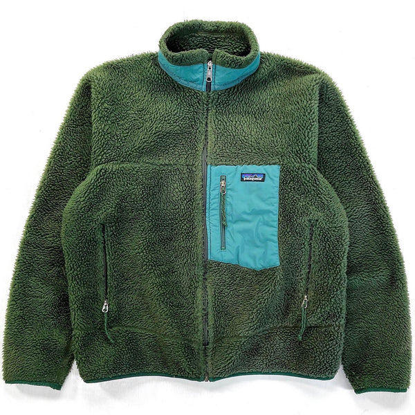 2000 Patagonia Made In The U.S.A. Retro-X Jacket, Dark Moss (L)