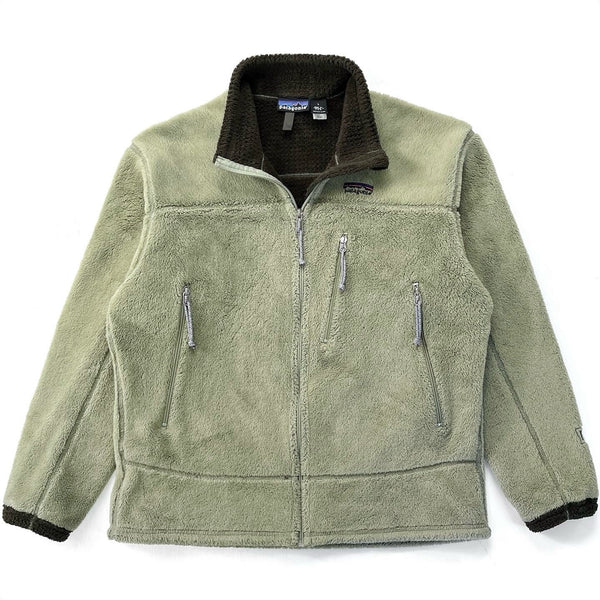 2001 Patagonia R4 Fleece Regulator Jacket, Weathered Green (L)