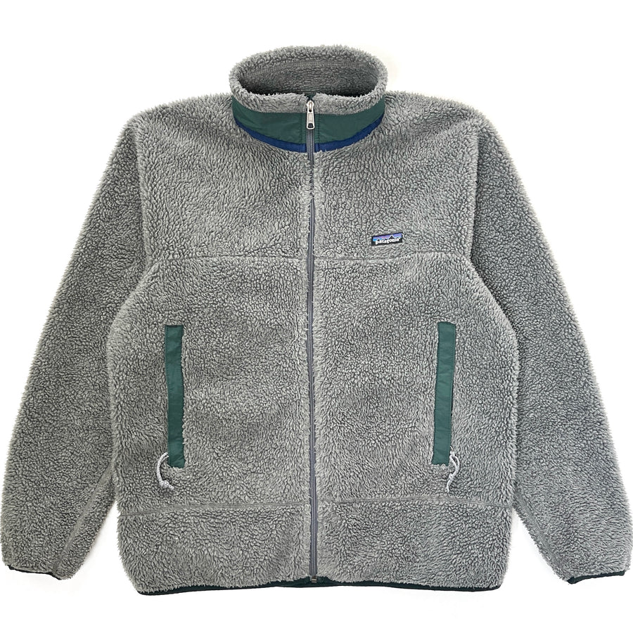 Patagonia (Vintage) — 1997 Patagonia Classic Retro-X Fleece Jacket, Charcoal & Hunter (L)