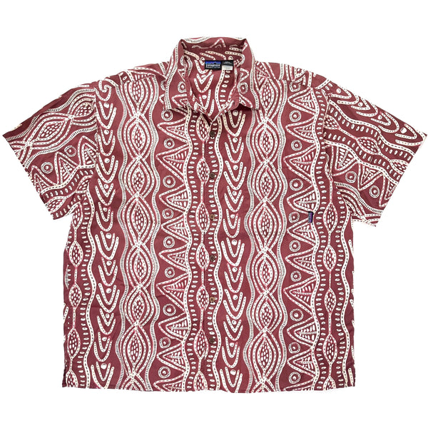 1999 Patagonia Made In Portugal A/C Shirt, Dreamtime Tattoo: Balsamic (XL)