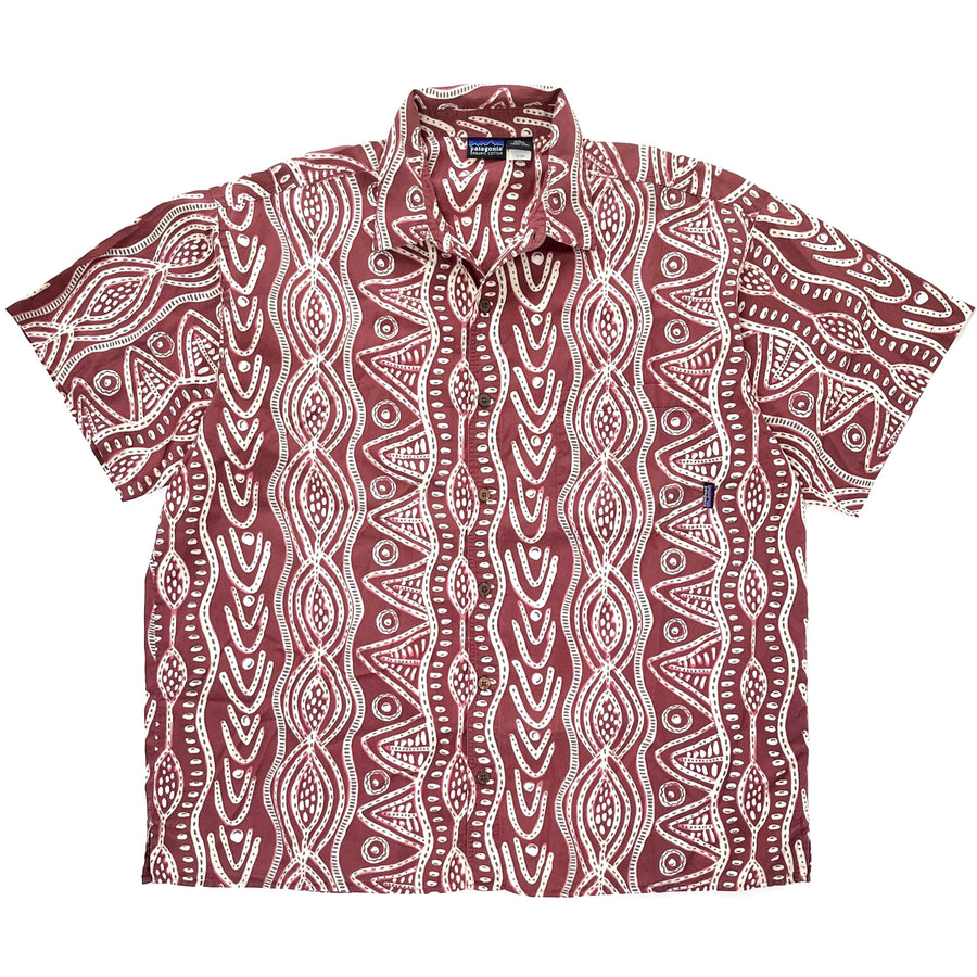 1999 Patagonia Made In Portugal A/C Shirt, Dreamtime Tattoo: Balsamic (XL)