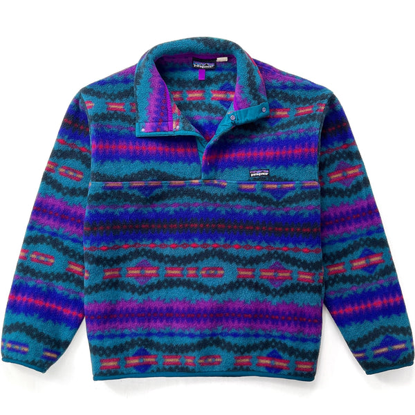 1993 Patagonia Printed Synchilla Snap-T, Sacajawea: Bluegrass (M)