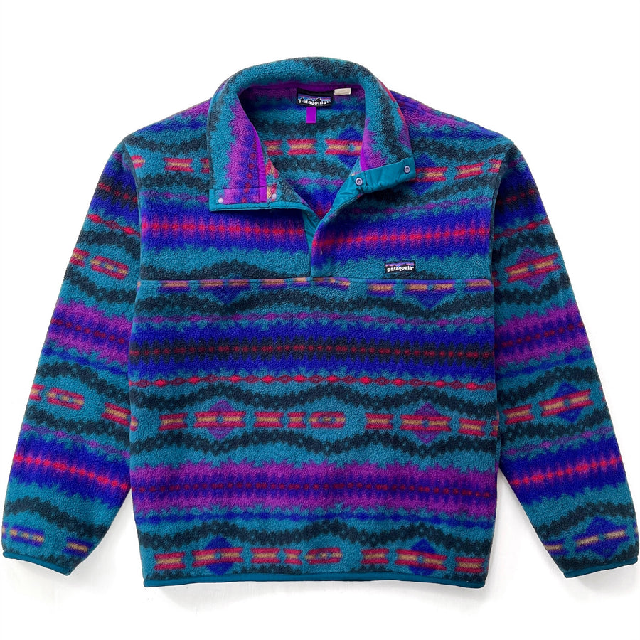 1993 Patagonia Printed Synchilla Snap-T, Sacajawea: Bluegrass (M)