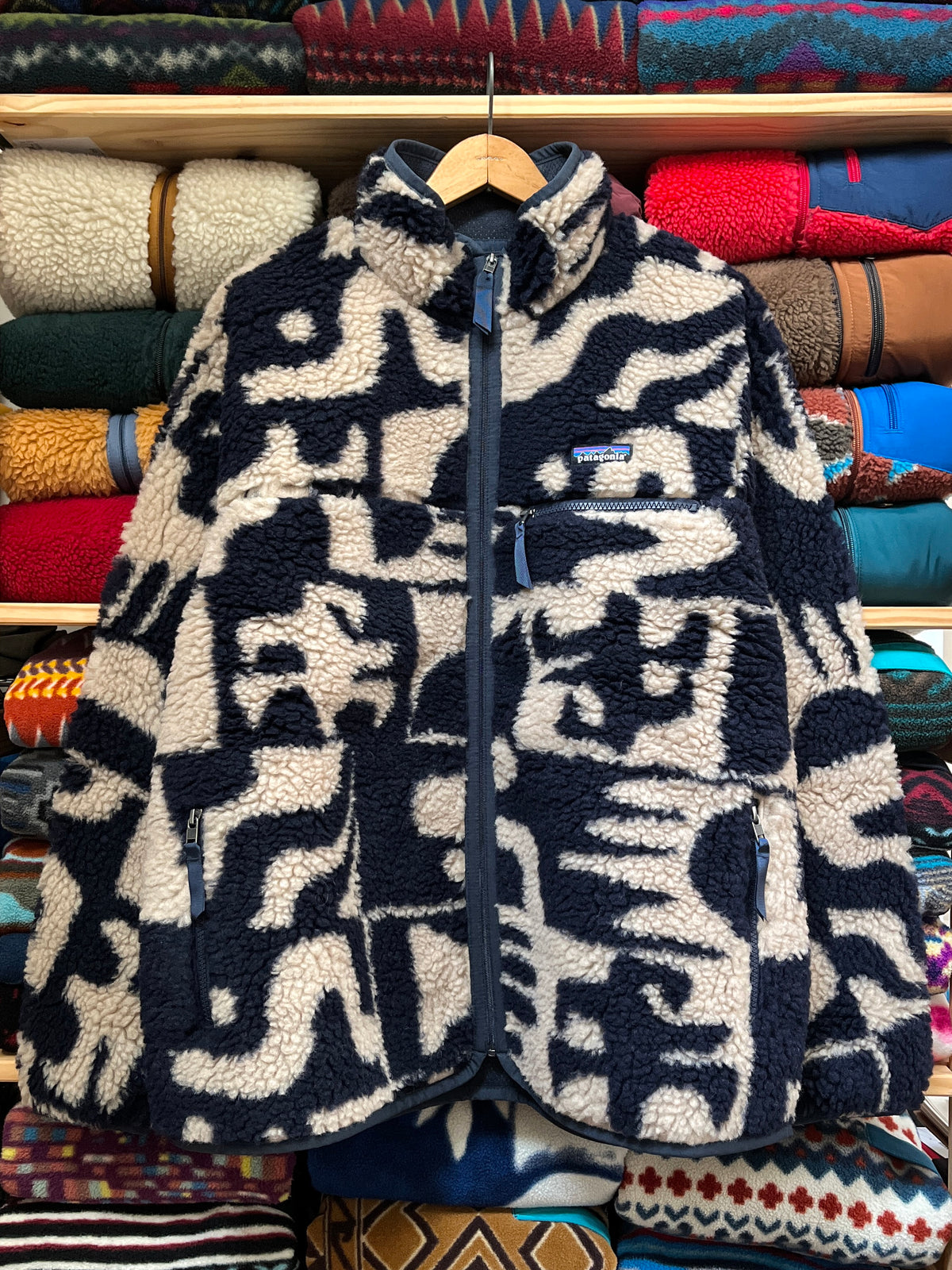 2025 Patagonia Natural Blend Retro Cardigan, Mother Tree: Oar Tan (L)