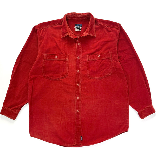 1994 Patagonia Lightweight Corduroy Button-Down Shirt, Auburn (M/L)