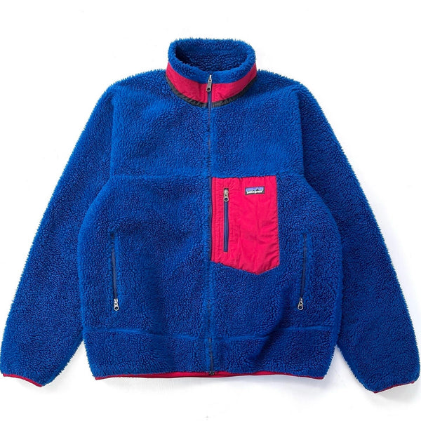 2010 Patagonia Classic Retro-X Fleece Jacket, Channel Blue (L)