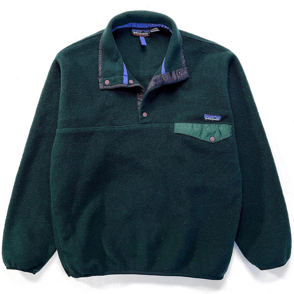 1996 Patagonia Synchilla Snap-T Pullover, Hunter & Condor (M)