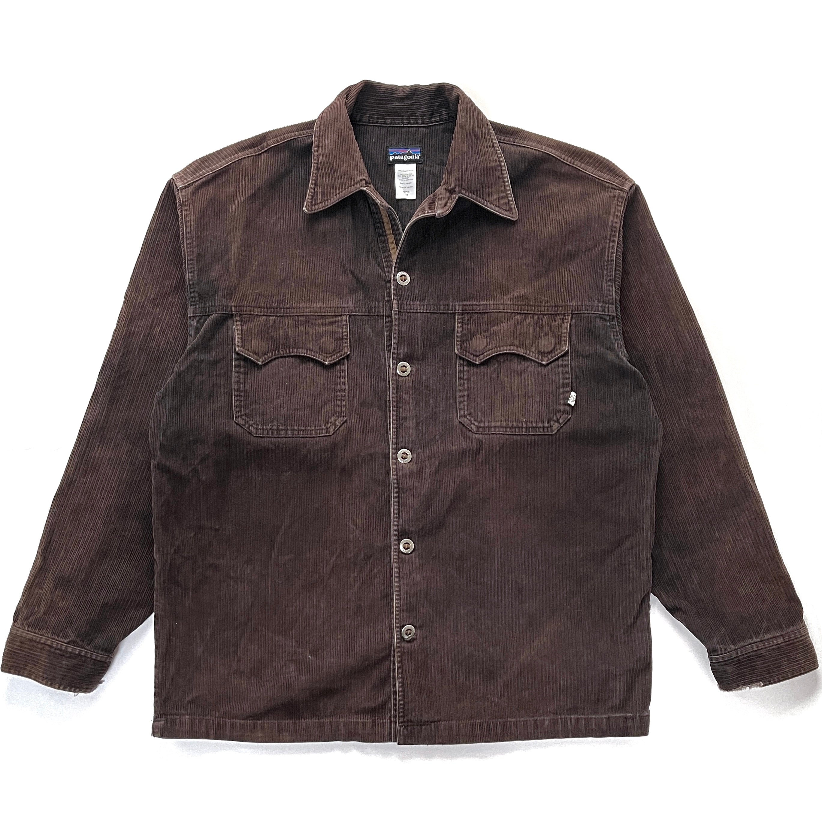 2005 Patagonia Rhythm Heavy Corduroy Ranch Jacket, Chocolate Brown (L/XL)