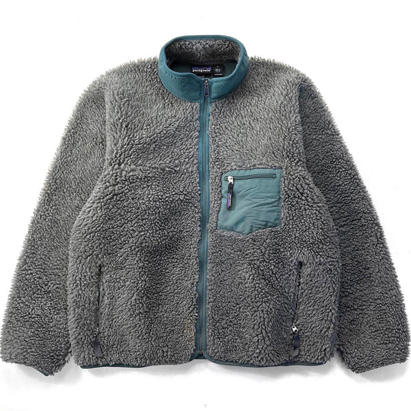 2000 Patagonia Classic Retro Cardigan, Charcoal & Aspen (XL)