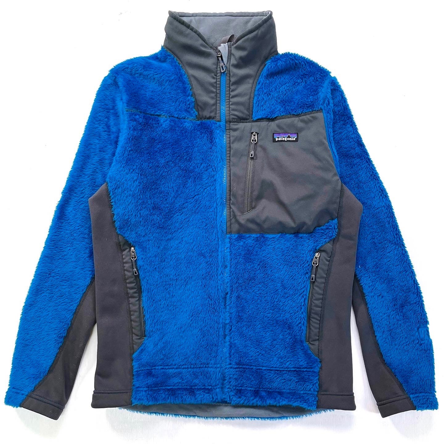 2010 Patagonia Men's R3® Hi-Loft Fleece Jacket, Bright Blue (S)