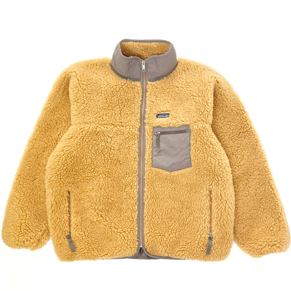 2001 Patagonia Classic Retro Cardigan, Tequila Gold / Dark Taupe (XL/XXL)