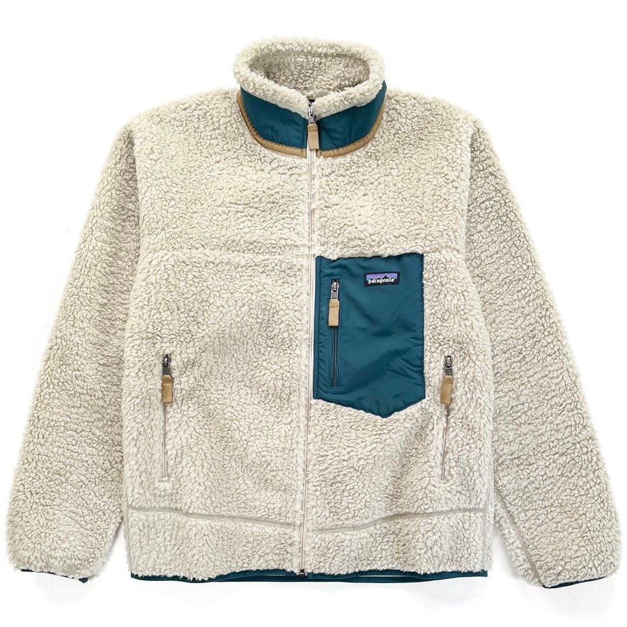 2021 Patagonia Mens Retro-X Jacket, Pelican & Dark Borealis (M)
