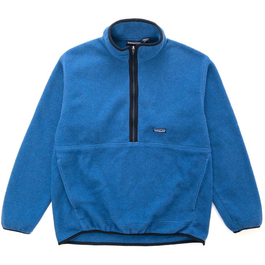 1999 Patagonia Synchilla Marsupial Half-Zip Fleece Pullover, True Blue (L)