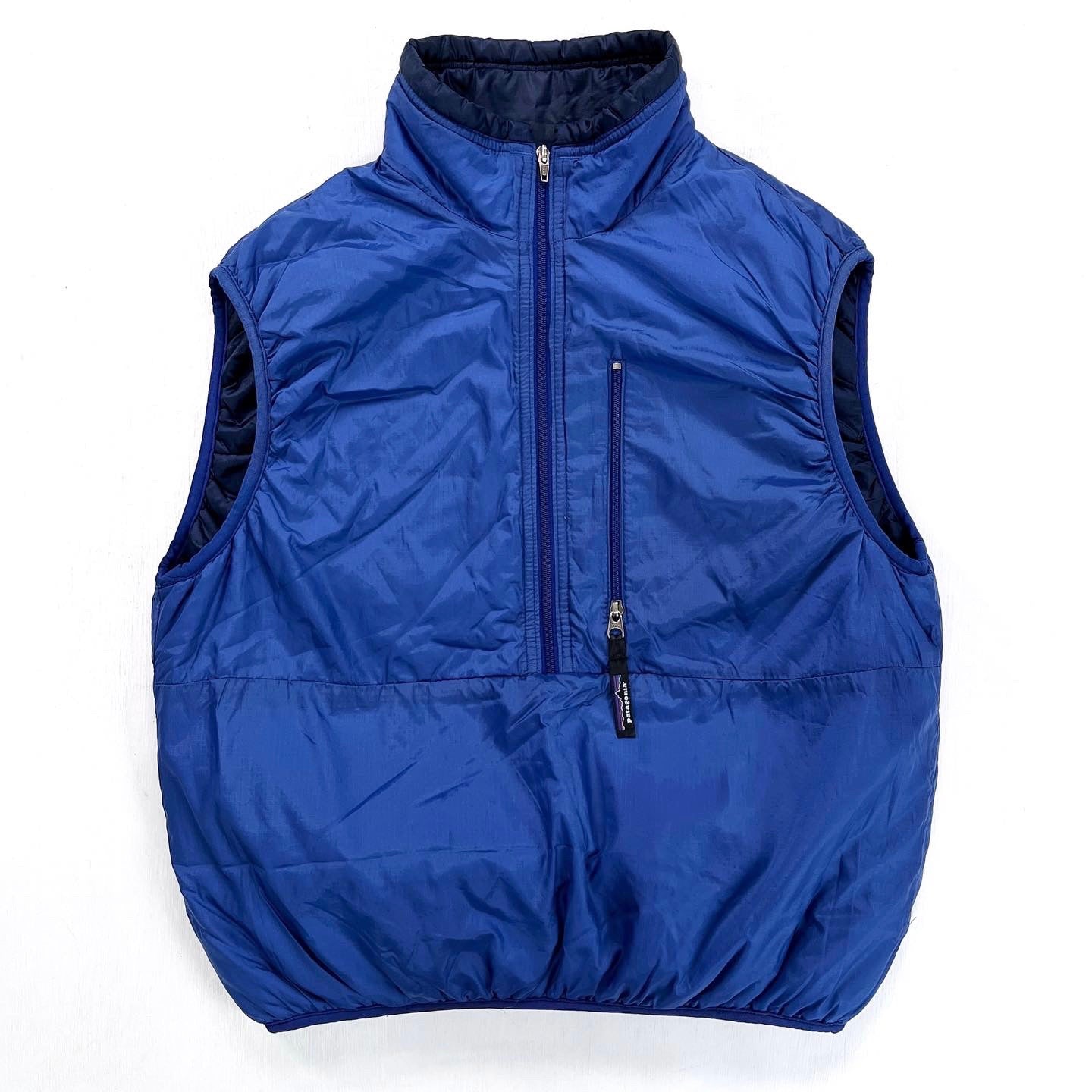 1998 Patagonia Puffball Insulated Ripstop Vest, Storm Blue (XS/S)