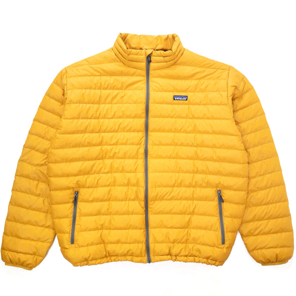 2011 Patagonia Lightweight Ripstop Polyester Down Jacket, Sunrise Gold (XXL)